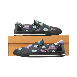 Funny Owl Slip On Black