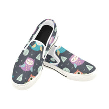 Funny Owl Slip On white