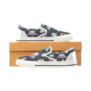 Funny Owl Slip On white
