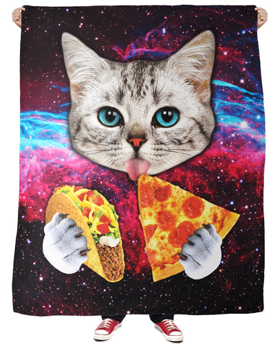 Perez Hilton Taco Cat Fleece Blanket