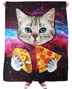 Perez Hilton Taco Cat Fleece Blanket