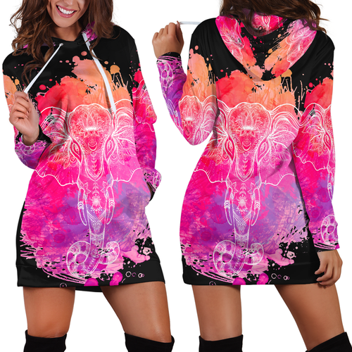 Elephant Hoodie Dress