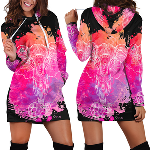 Elephant Hoodie Dress