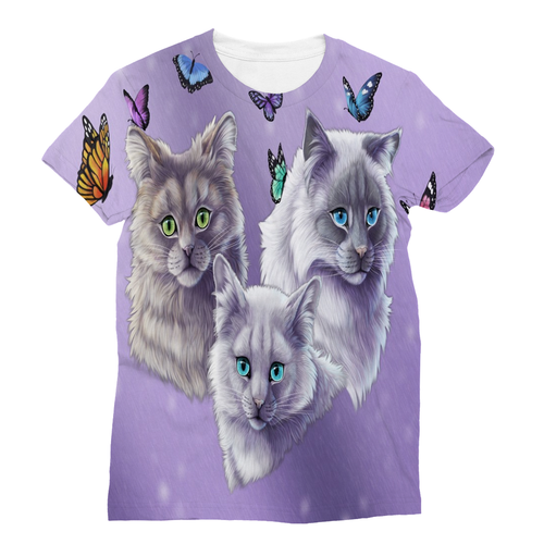 Cats and Butterflies T-Shirt