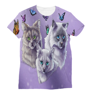 Cats and Butterflies T-Shirt
