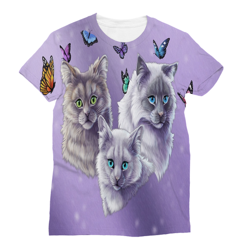 Cats and Butterflies T-Shirt